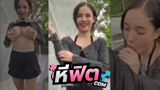 คลิบโป๊ น้องส้มโดนจับเย็ดกลางแจ้งในสวนสาธารณะ jeenzen คลิปโป้ไทยงานโอนลี่แฟน ยกขาขึ้นพร้อมเอาควยเสยหีจนน้ำเยิ้ม